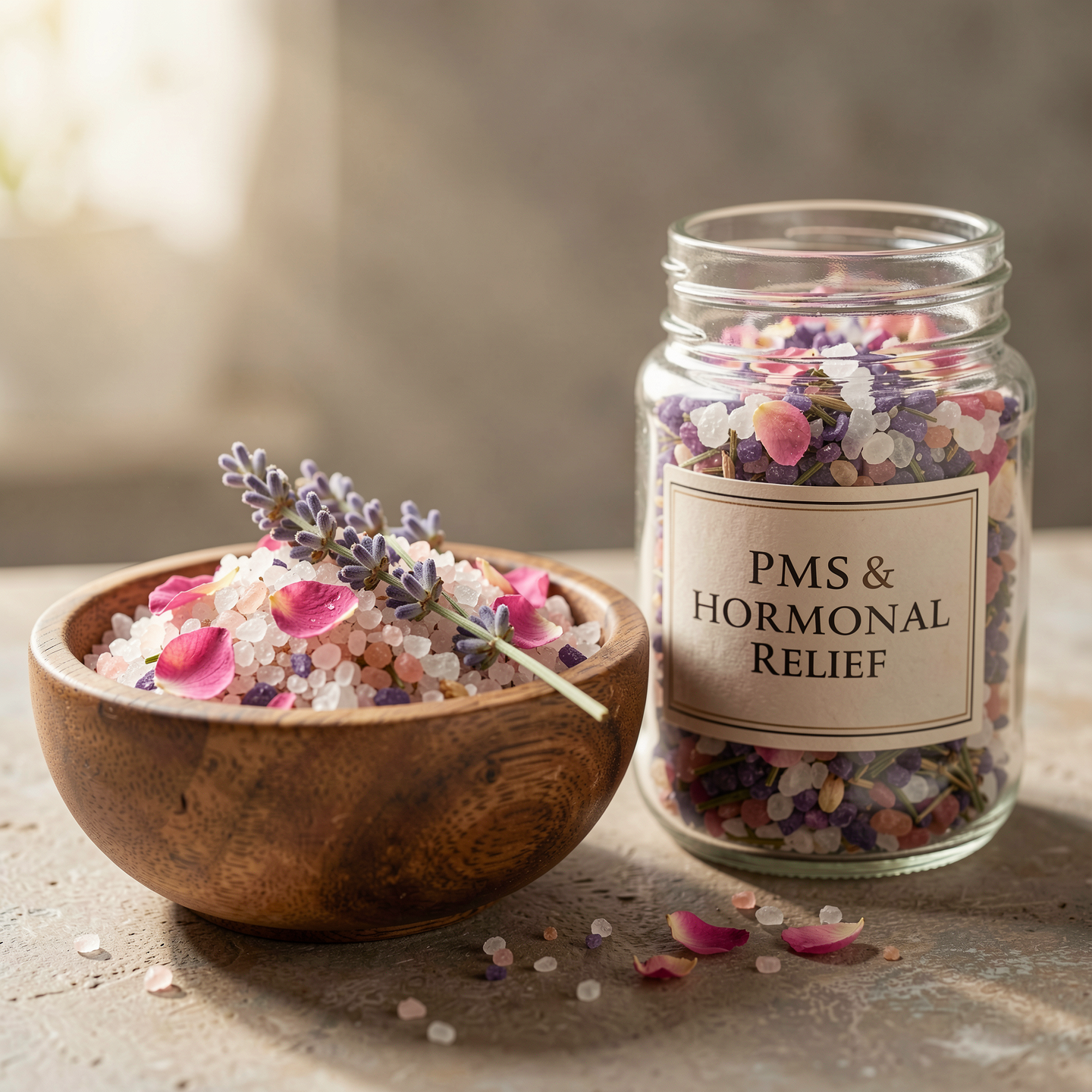 PMS & Hormonal Balance Bath Salts