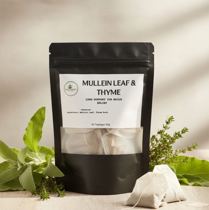 Mullein Leaf & Thyme Herbal Tea – Respiratory Support